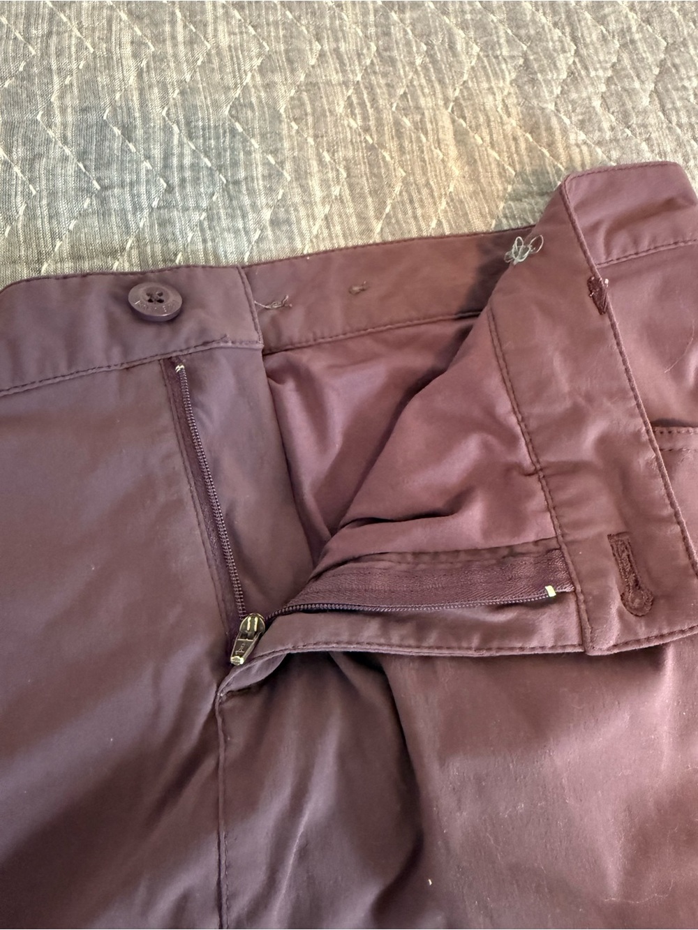 Two Eddie Bauer Women's Skorts in Plum and Gray - Size 10 - Picture 5 of 10